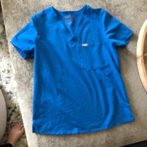 Royal blue figs scrubs